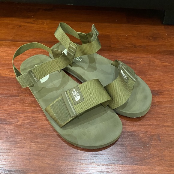 MEN'S THE NORTH FACE SKEENA DOUBLE STRAP SANDALS OLIVE GREEN SIZE 11 - Picture 5 of 9